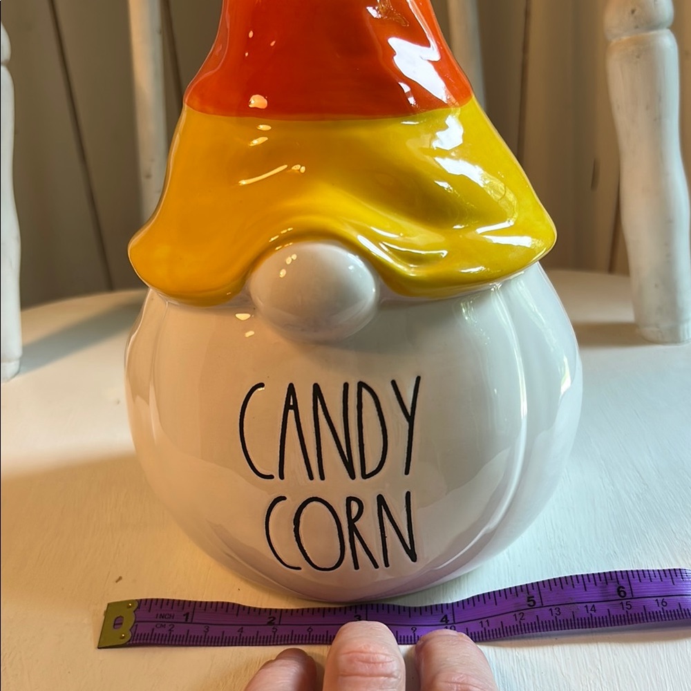Rae Dunn Candy Corn Gnome - Halloween decor, automn Fall, festive - Picture 9 of 10